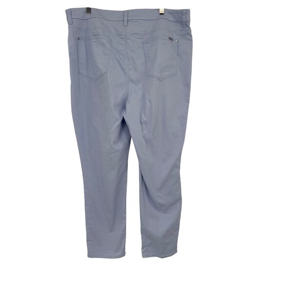 Chicos 3 So Slimming Girlfriend Ankle Pants periwinkle Blue Size 16 - Picture 3 of 5